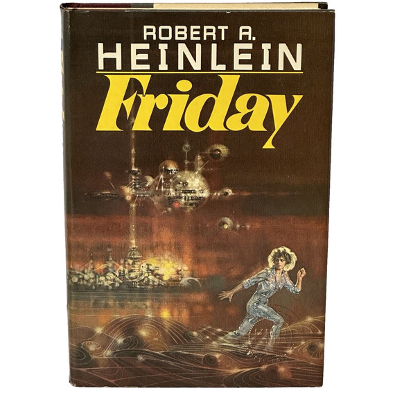 Friday, Robert Heinlein 1982 First Edit Hardback Book Club Science Fiction VTG - Picture 1 of 11